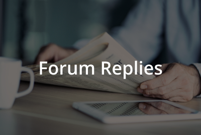 Forum Replies