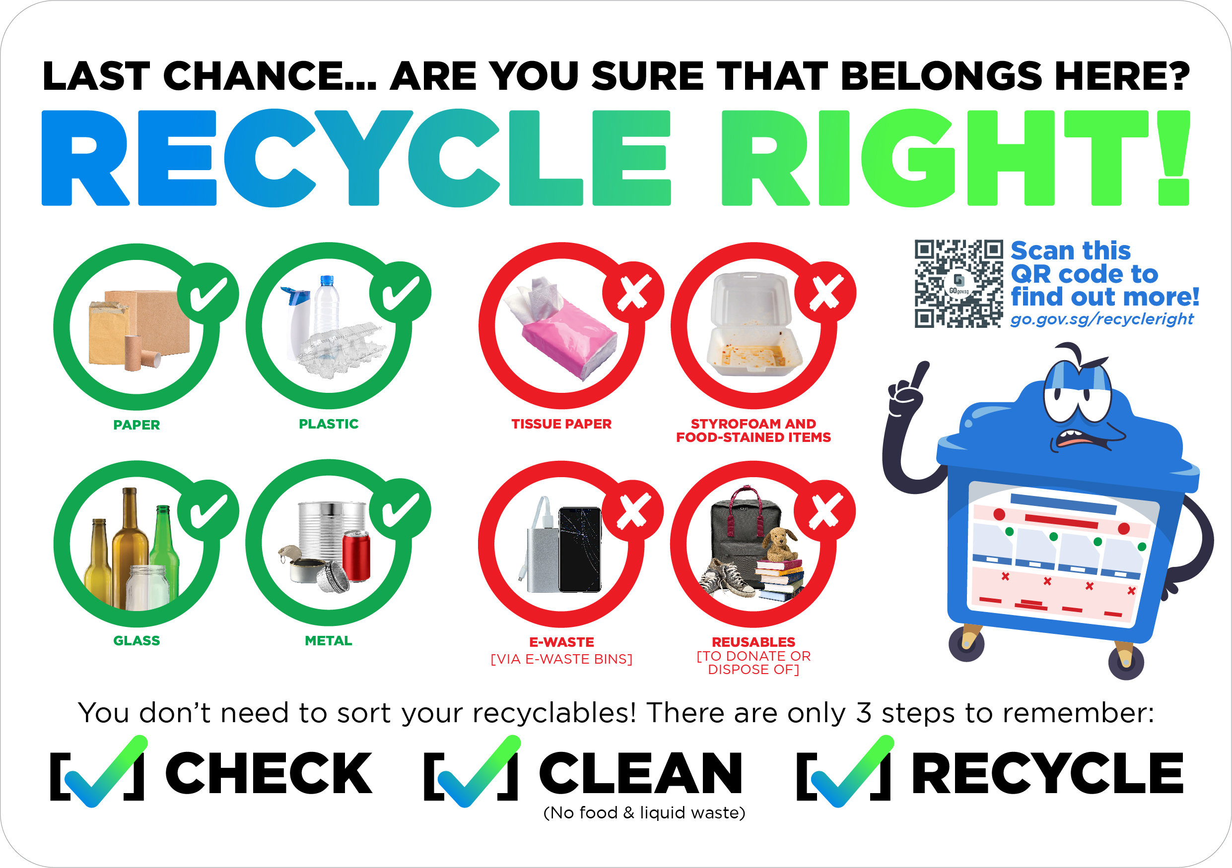 Food For Thought 3 Practical Ways For Sustainable Living   Nea Recycleright Chutesticker1 A5 Rgb 