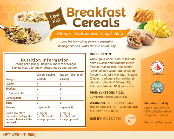 label-nutrition